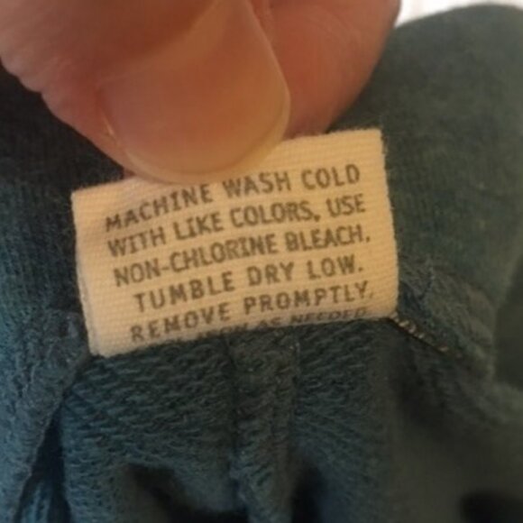 Large J. Crew Turquoise Capris - Picture 3 of 4